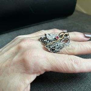 AUTHENTIC John Hardy's "Legends Naga Dragon Ring", purchased from Saks 2017.
